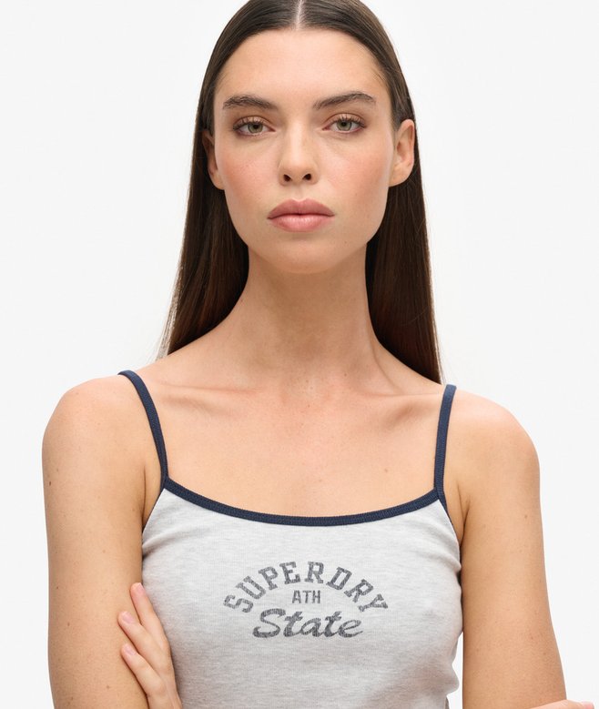 Superdry Athletic Essentials Crop Cami Top