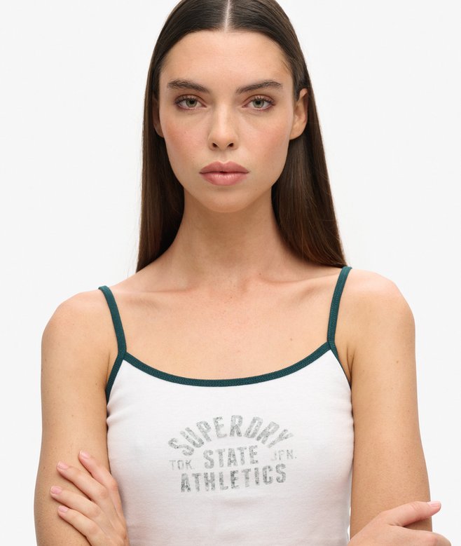 Superdry Athletic Essentials Crop Cami Top