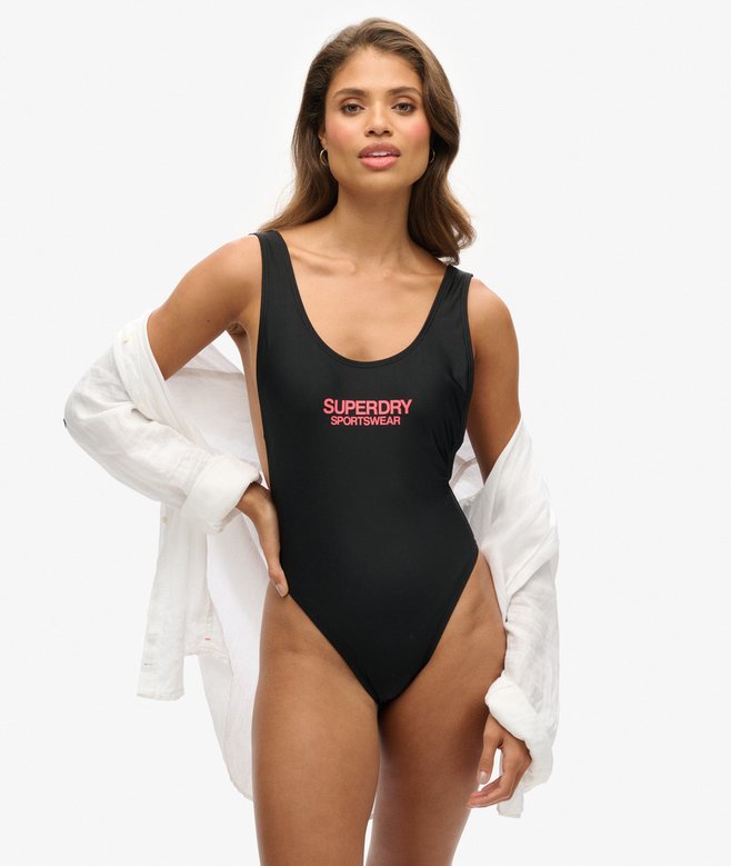 superdry Bañador elástico con espalda pronunciada