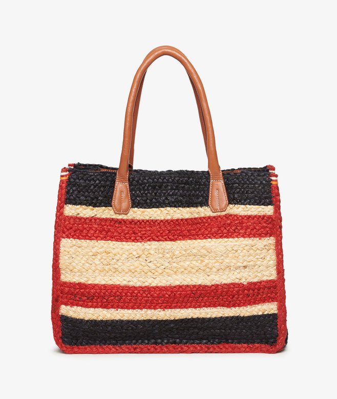 Superdry Bolso Tote De Rafia Luxe