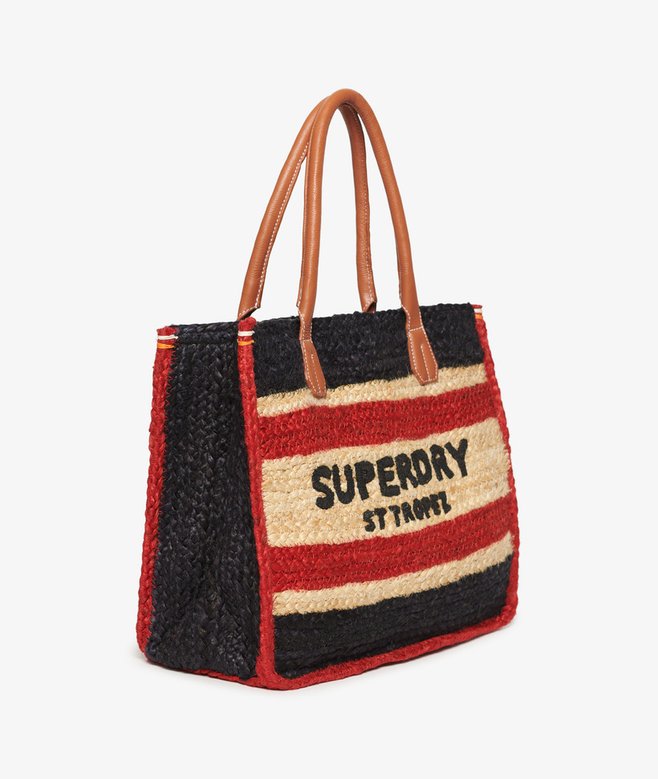 Superdry Bolso Tote De Rafia Luxe