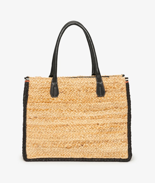 Superdry Bolso Tote De Rafia Luxe