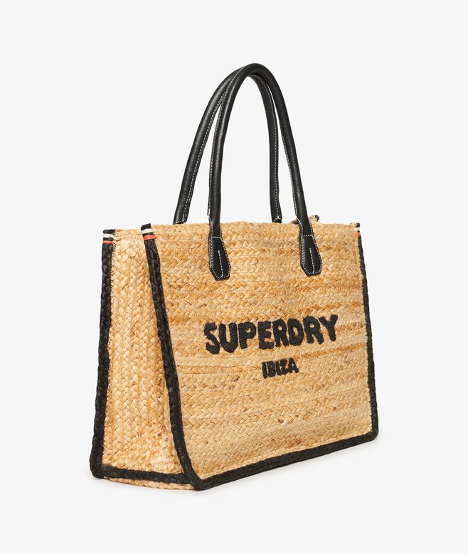 Superdry Bolso Tote De Rafia Luxe