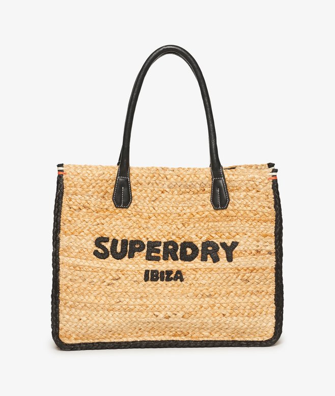 superdry Bolso tote de rafia Luxe