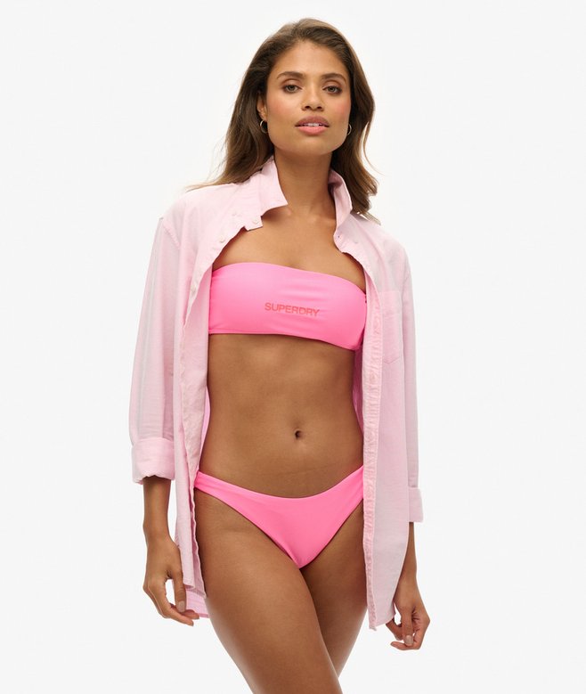 superdry Braguita de bikini brasileña con logo