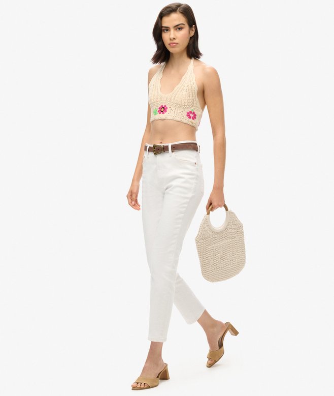 Superdry Bralette De Ganchillo De Flores