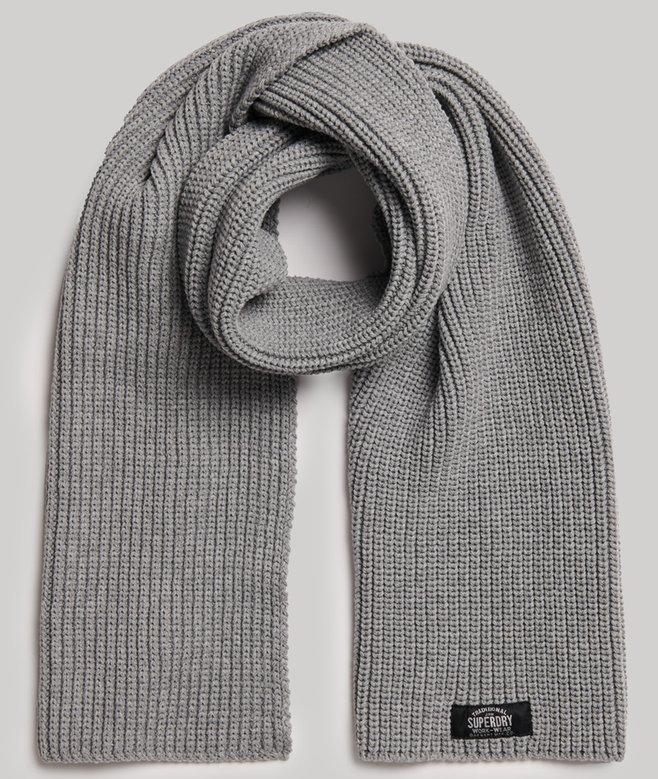 superdry Bufanda de punto clásico