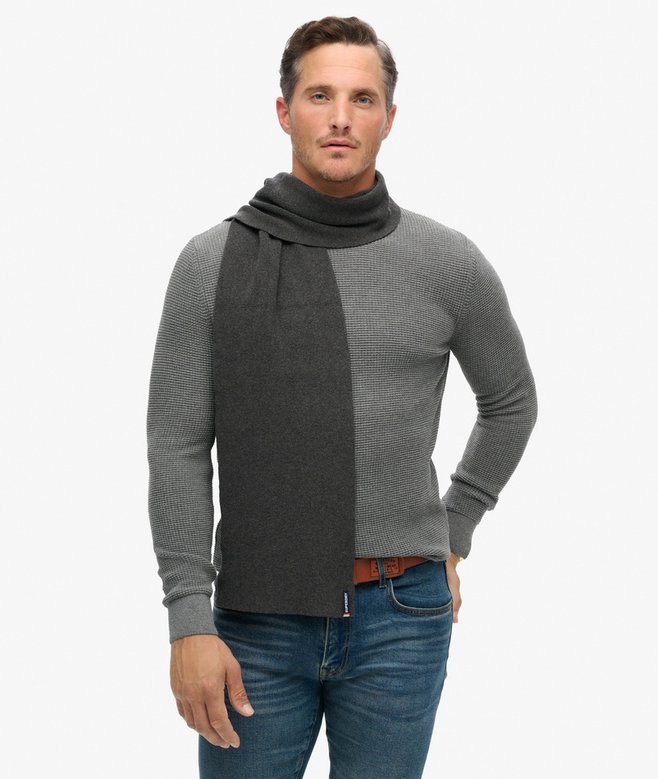 Superdry Bufanda De Punto Con Logotipo Essential