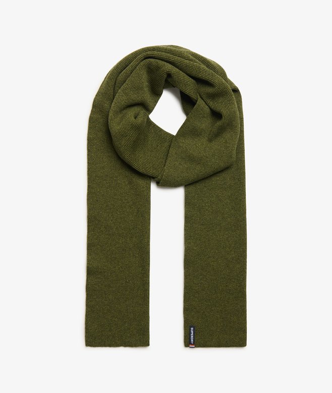 superdry Bufanda de punto con logotipo Essential