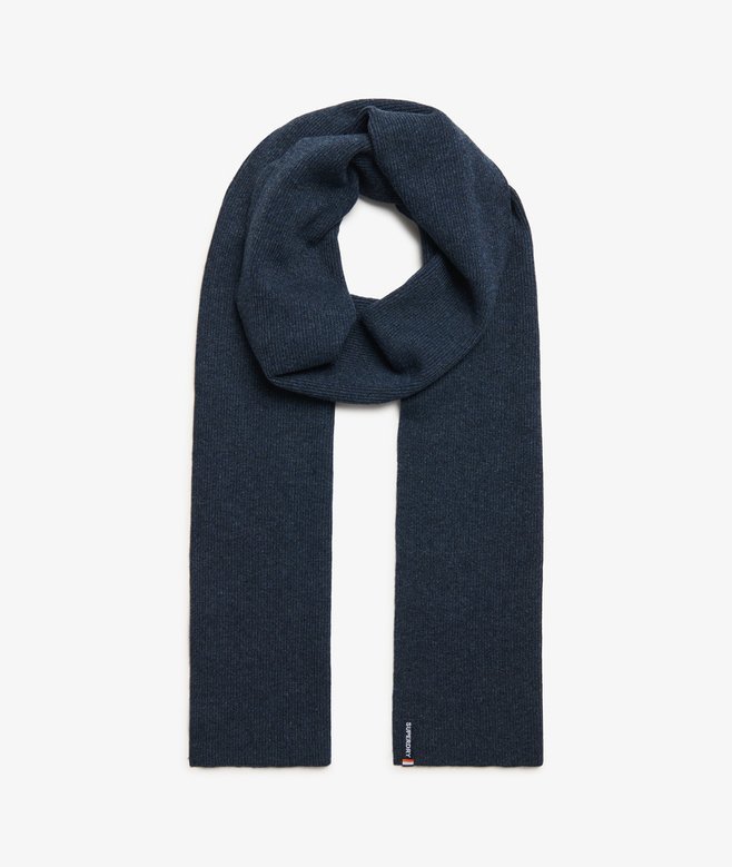 superdry Bufanda de punto con logotipo Essential