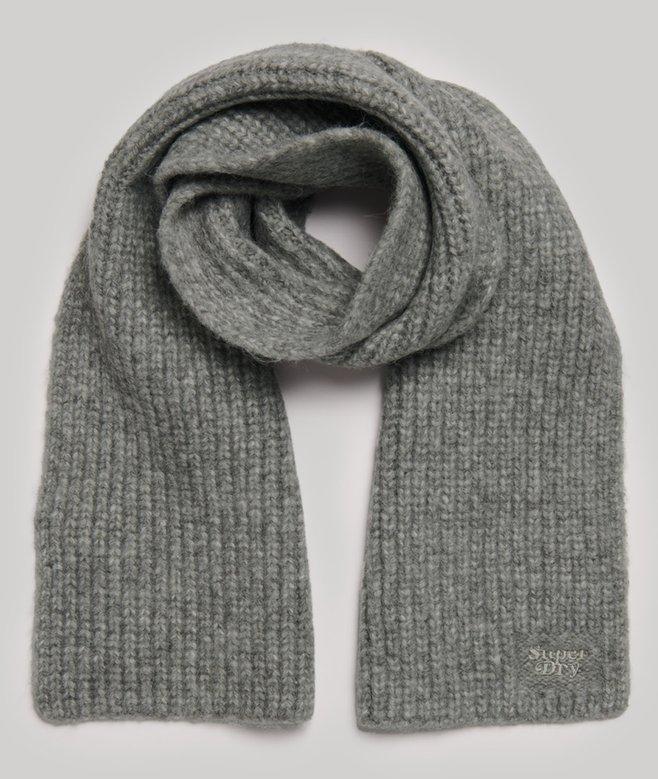 superdry Bufanda de punto de canalé