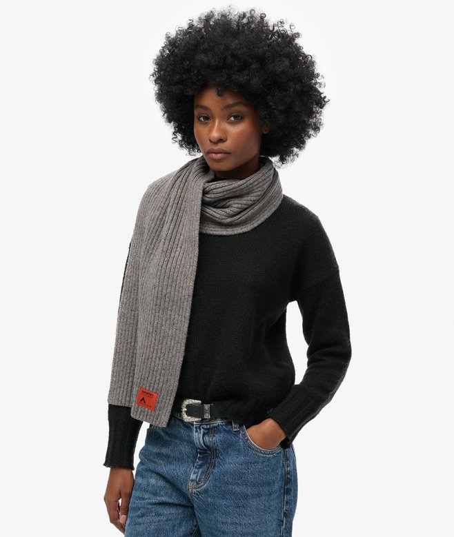 Superdry Bufanda De Punto Nep Workwear