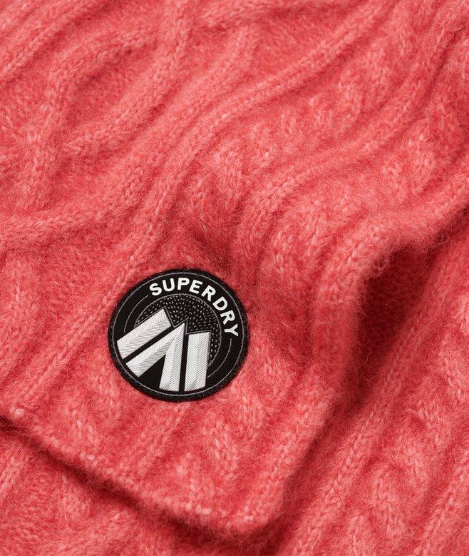 Superdry Bufanda De Punto Trenzado Luxe