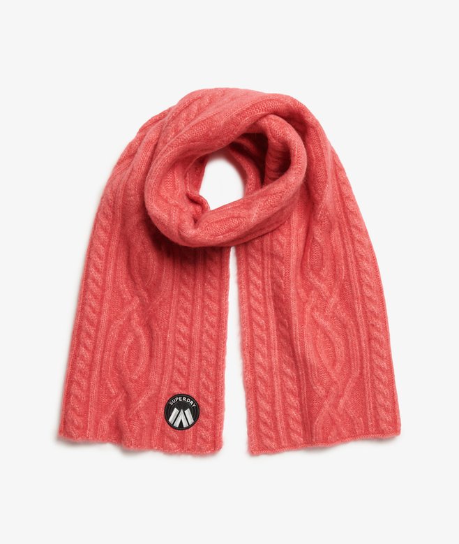 superdry Bufanda de punto trenzado Luxe