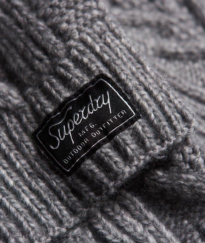 Superdry Bufanda En Punto Trenzado Lux