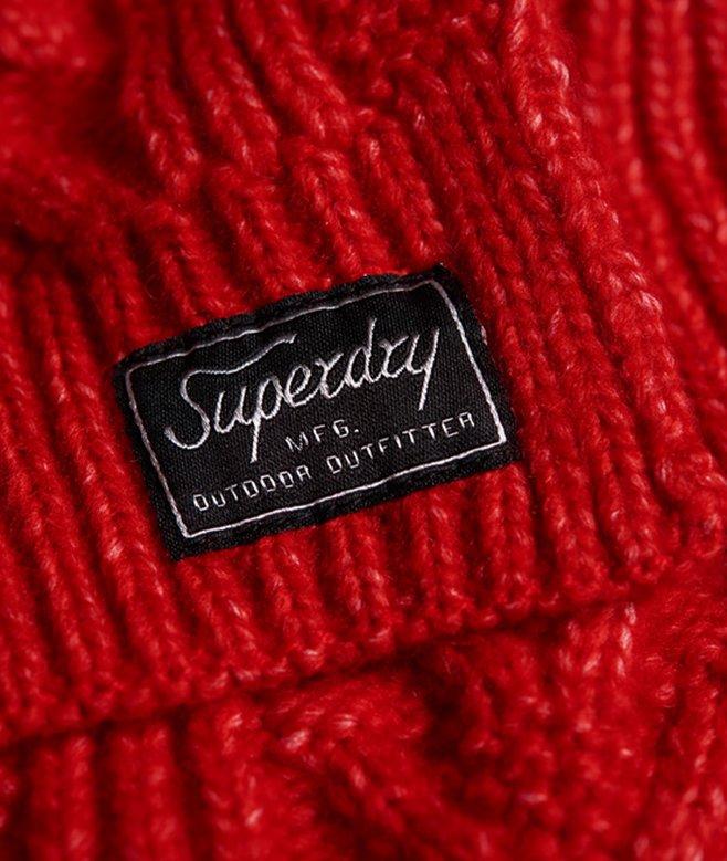 Superdry Bufanda En Punto Trenzado Lux