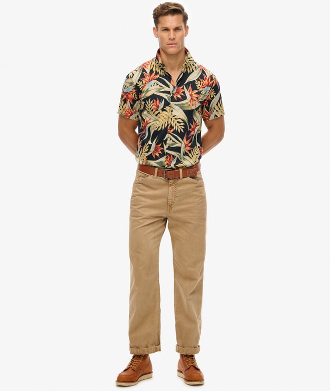 Superdry Camisa Con Estampado Hawaiano