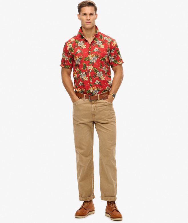 Superdry Camisa Con Estampado Hawaiano
