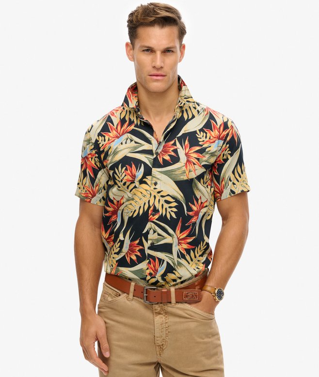 superdry Camisa con estampado hawaiano
