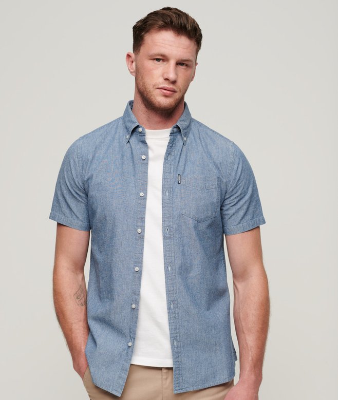 superdry Camisa de cambray vintage