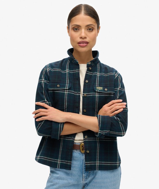 Superdry Camisa De Leñador De Franela A Cuadros