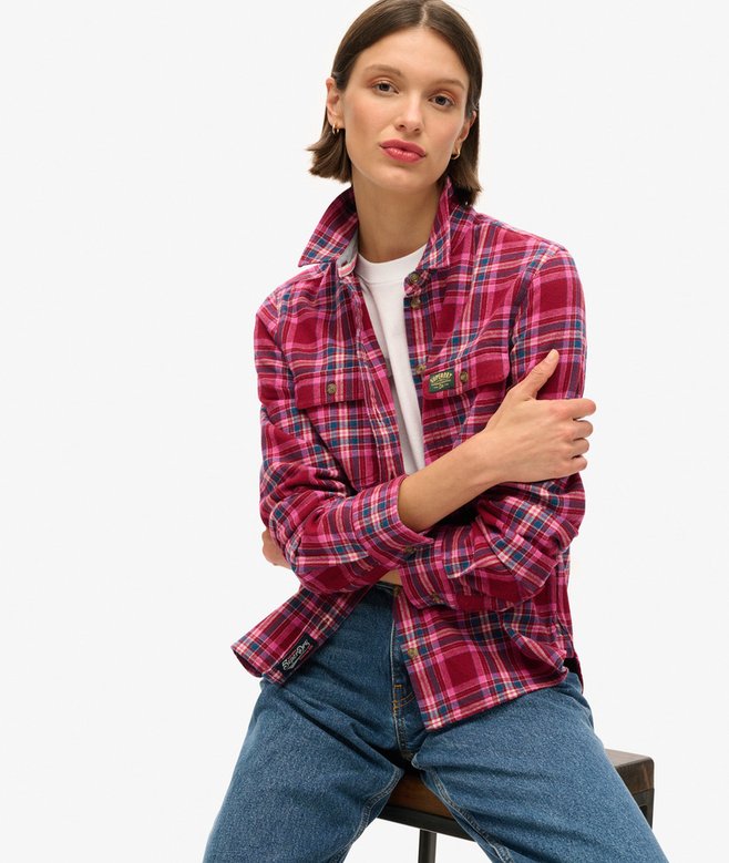 Superdry Camisa De Leñador De Franela A Cuadros