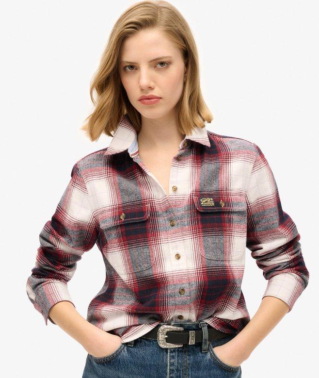 Superdry Camisa De Leñador De Franela A Cuadros