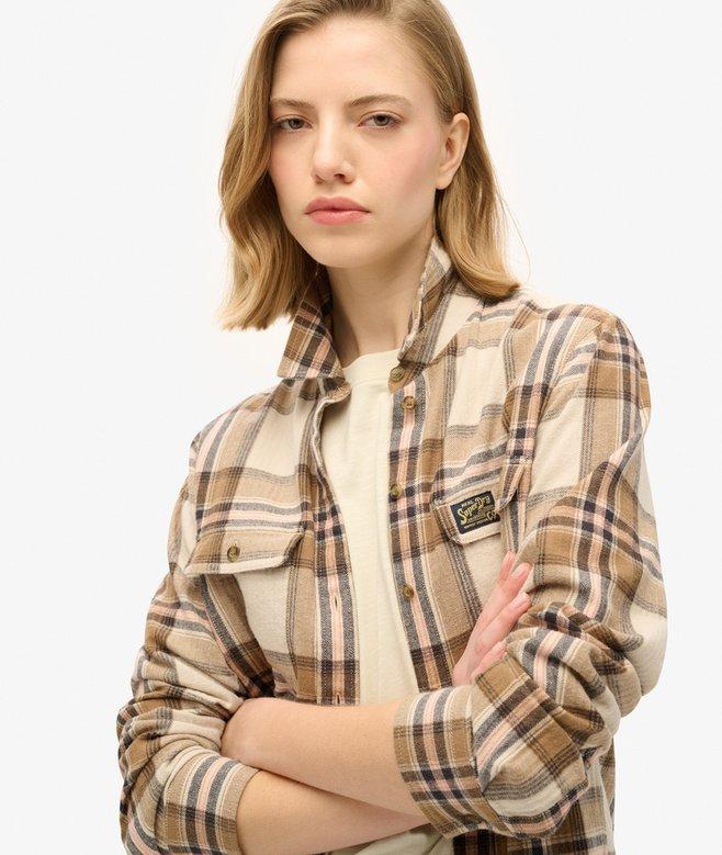 Superdry Camisa De Leñador De Franela A Cuadros