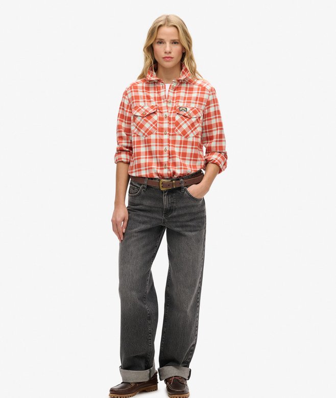 Superdry Camisa De Leñador De Franela A Cuadros