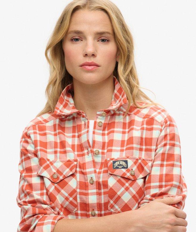 Superdry Camisa De Leñador De Franela A Cuadros