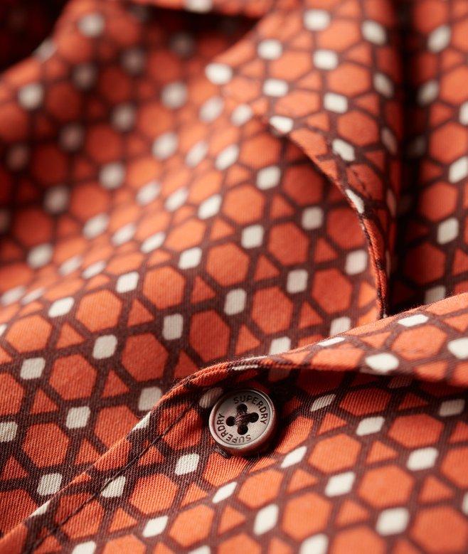 Superdry Camisa De Manga Corta Revere De Los 70