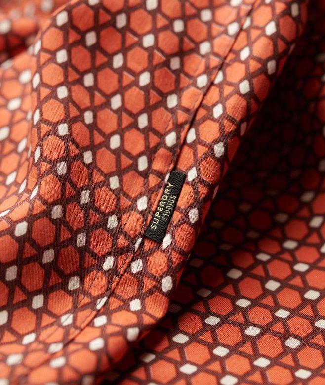 Superdry Camisa De Manga Corta Revere De Los 70