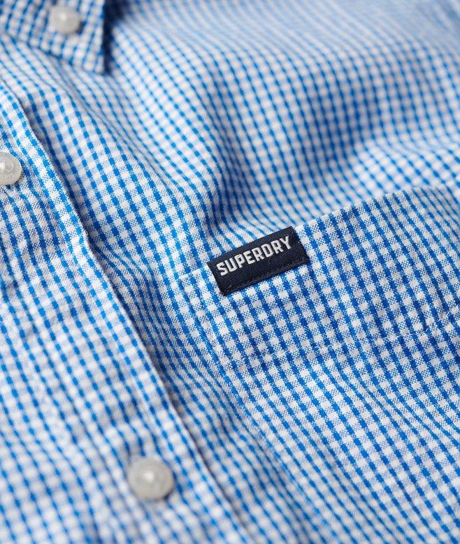 Superdry Camisa De Manga Corta Seersucker