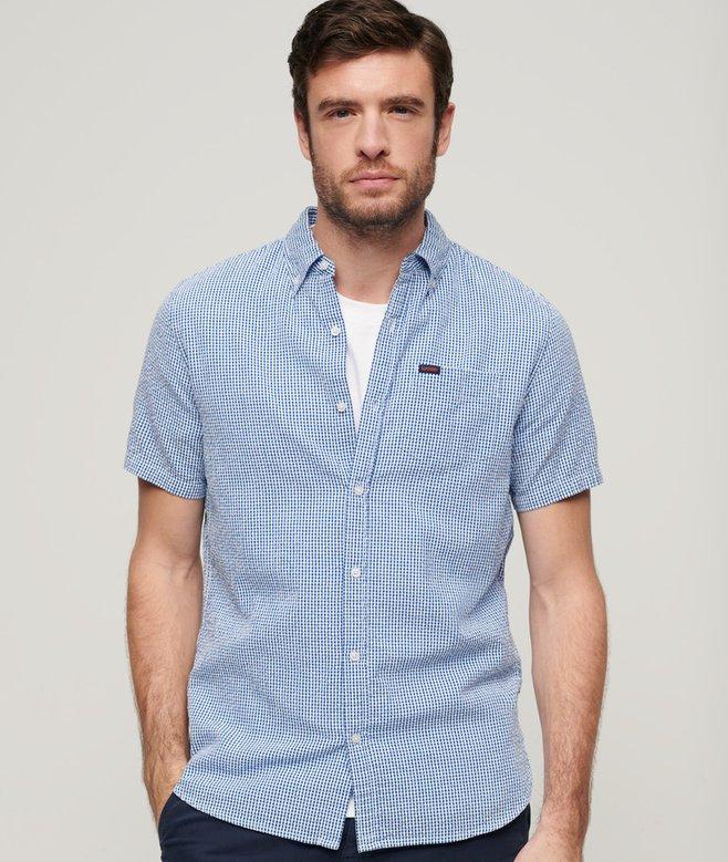 superdry Camisa de manga corta Seersucker