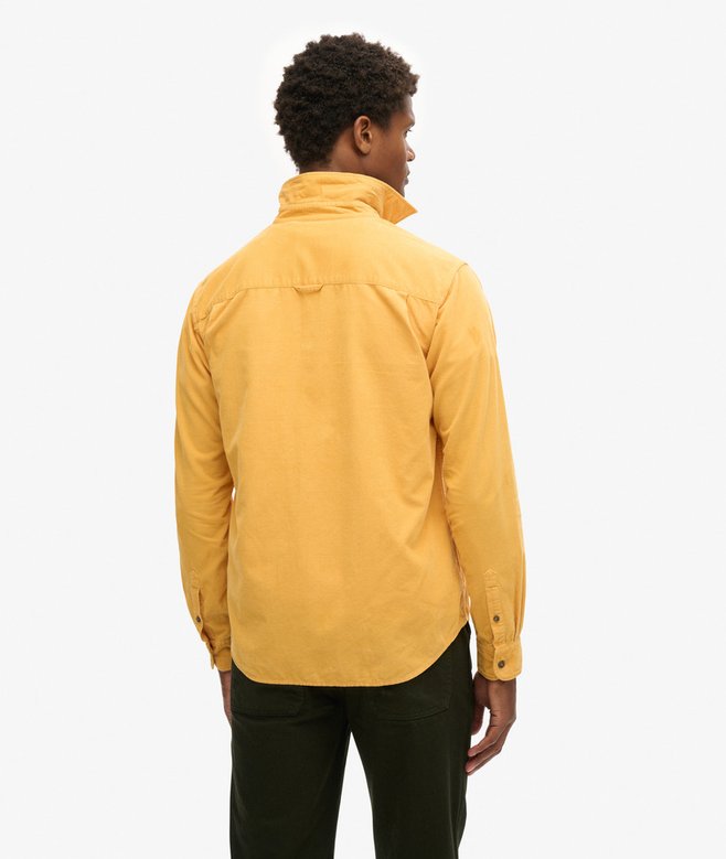 Superdry Camisa De Manga Larga De Micropana