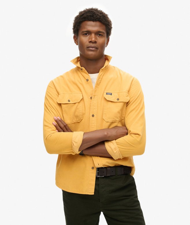 superdry Camisa de manga larga de micropana