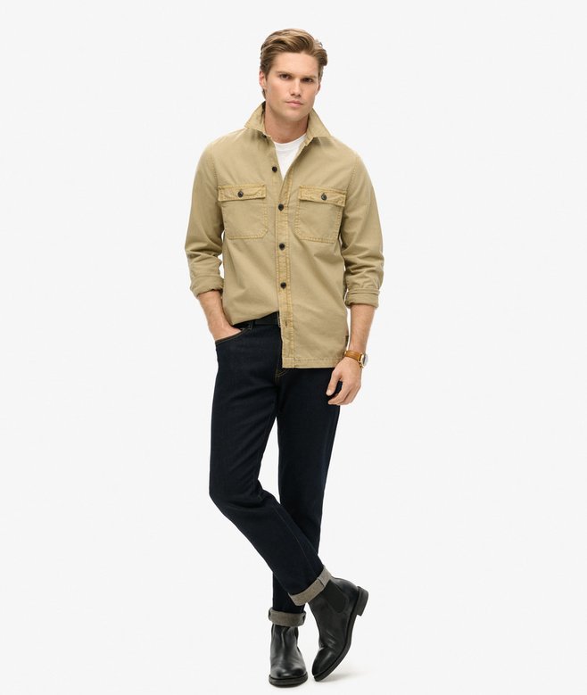 Superdry Camisa De Manga Larga Militar