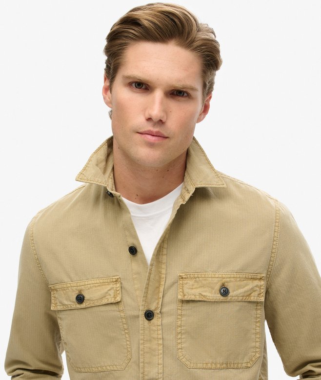 Superdry Camisa De Manga Larga Militar