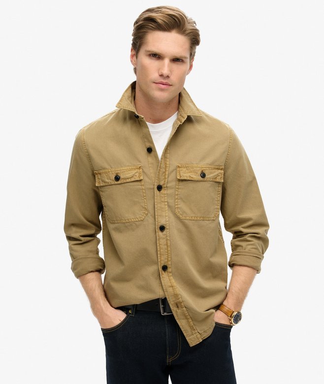 superdry Camisa de manga larga militar
