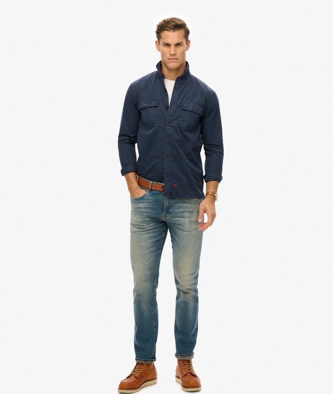 Superdry Camisa De Manga Larga Militar