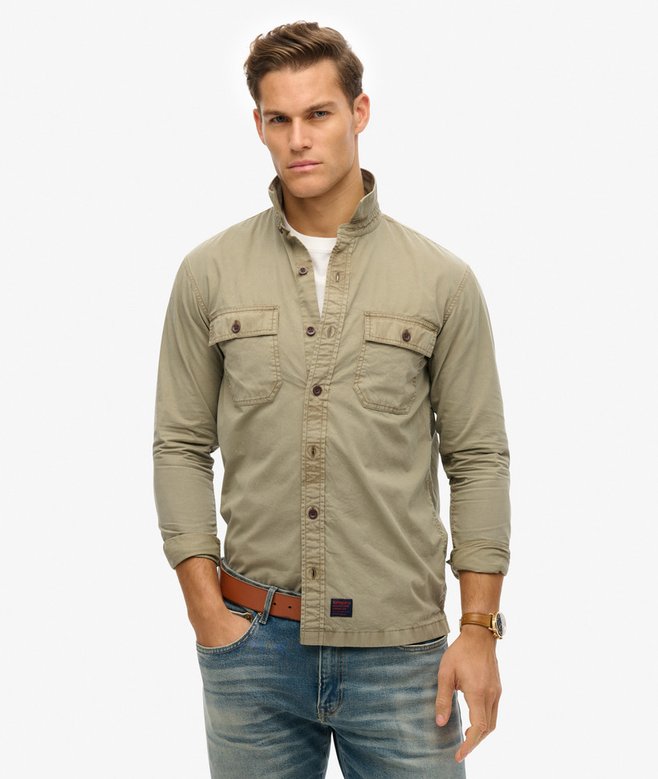 superdry Camisa de manga larga militar