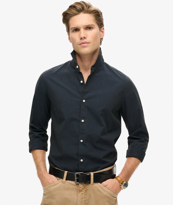 superdry Camisa de manga larga y estilo informal