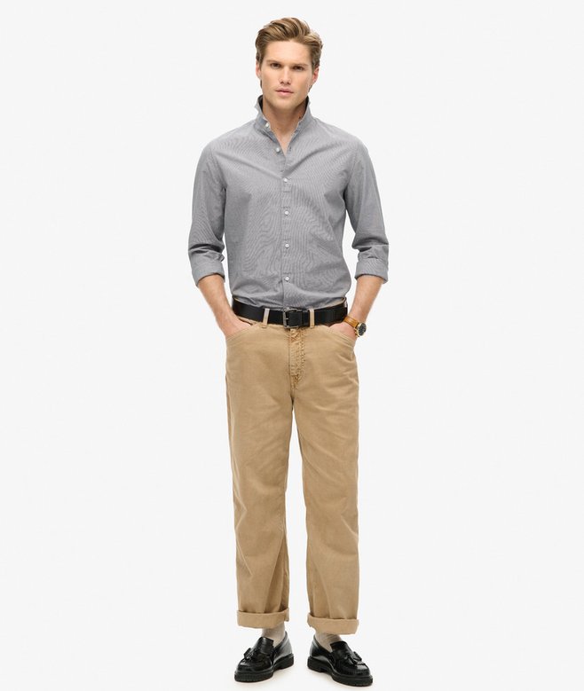 Superdry Camisa De Manga Larga Y Estilo Informal