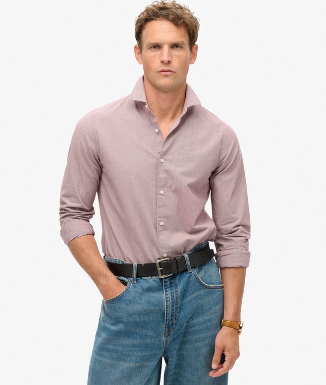 superdry Camisa de manga larga y estilo informal