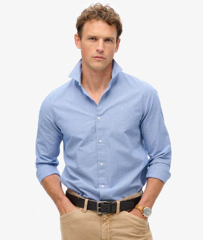 superdry Camisa de manga larga y estilo informal