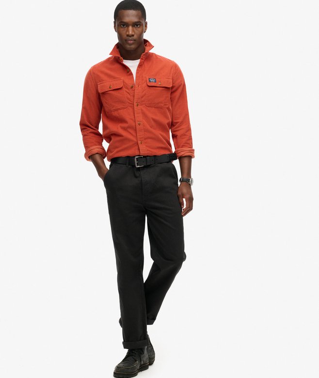 Superdry Camisa De Pana De Corte Holgado Trailsman