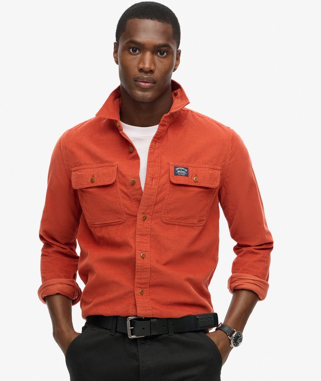 superdry Camisa de pana de corte holgado Trailsman