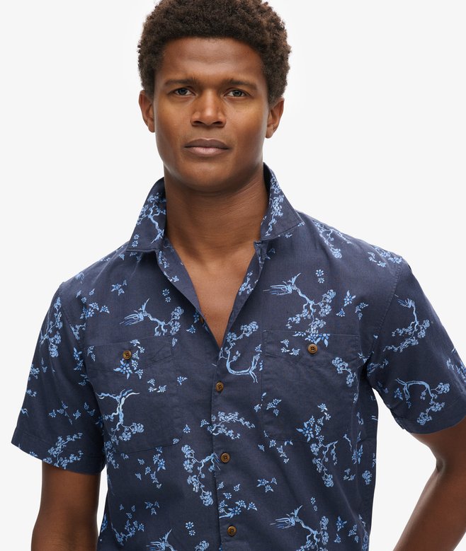 Superdry Camisa De Playa De Manga Corta