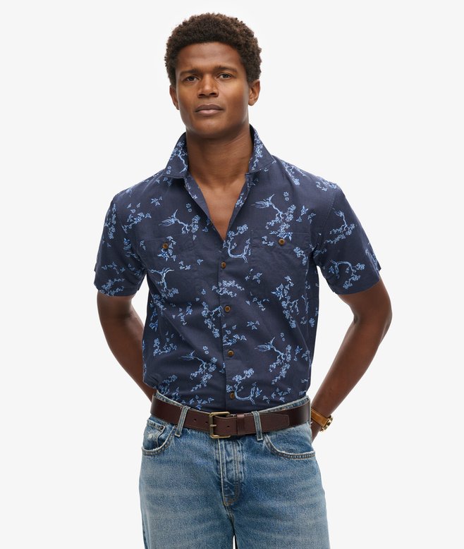 superdry Camisa de playa de manga corta