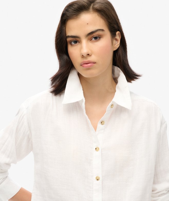 Superdry Camisa De Playa Larga